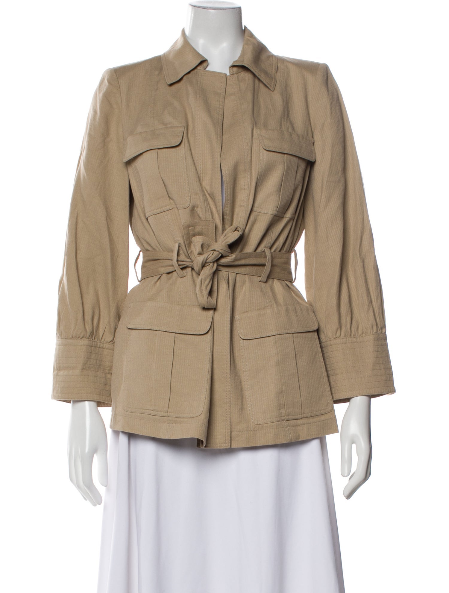 Armani Collezioni Linen Utility Jacket