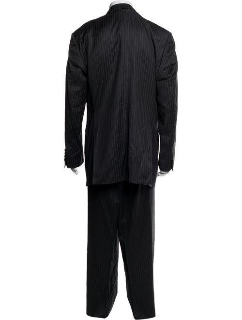 Armani Collezioni Wool Striped Two-Piece Suit