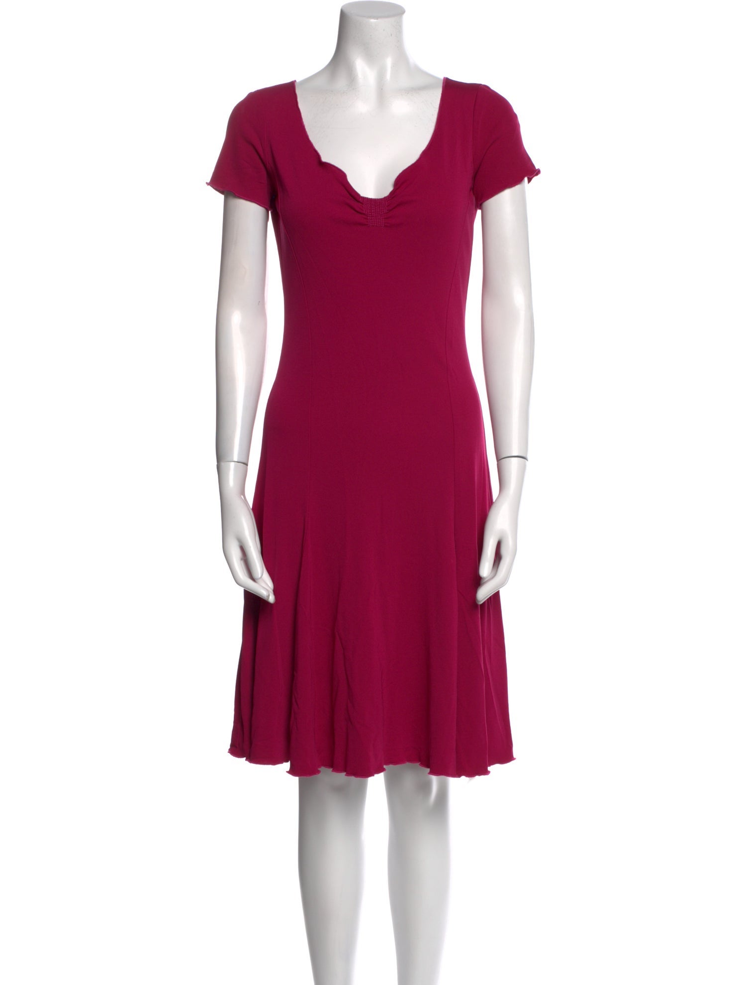 Armani Collezioni Virgin Wool Mini Dress