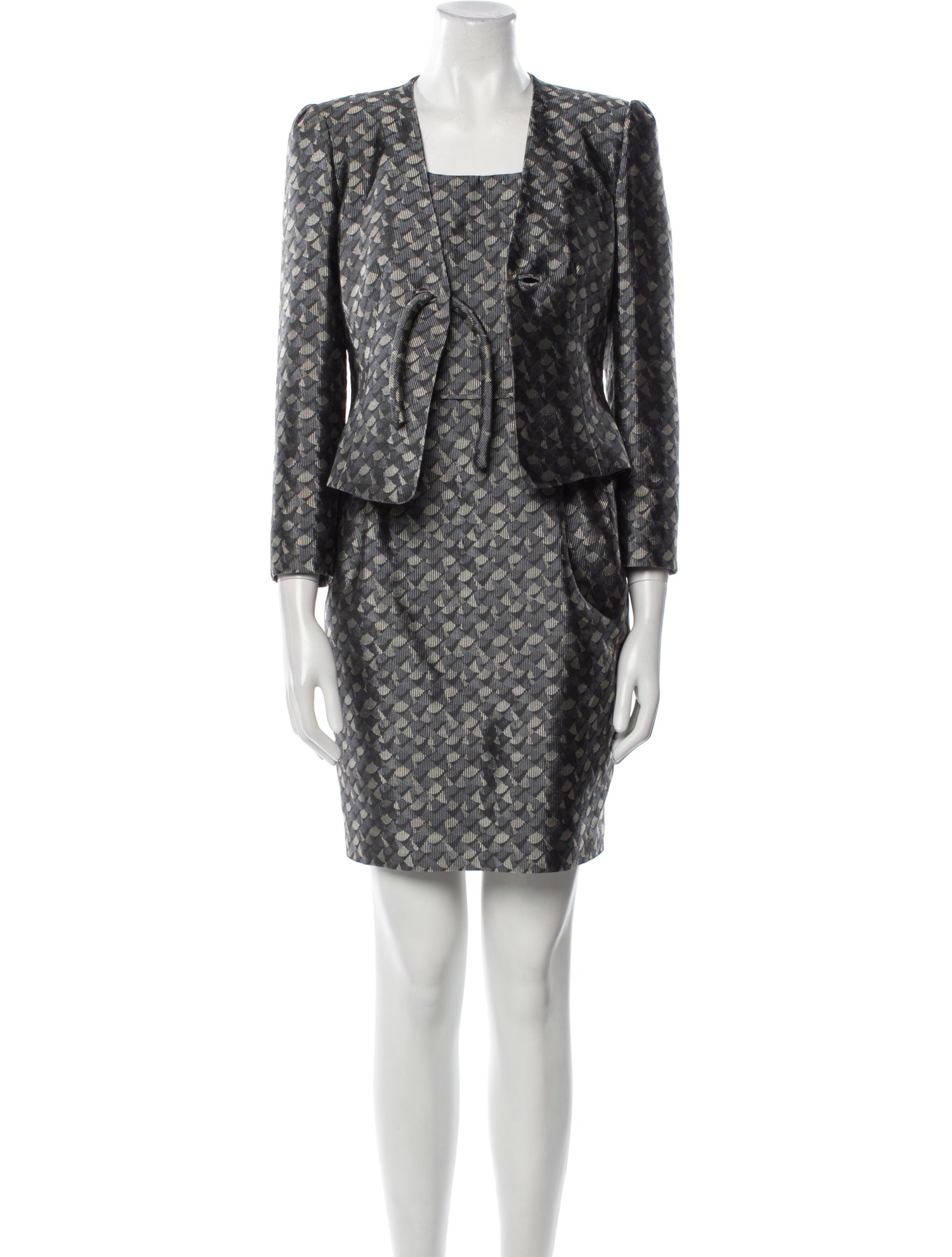 Armani Collezioni Printed Dress Set