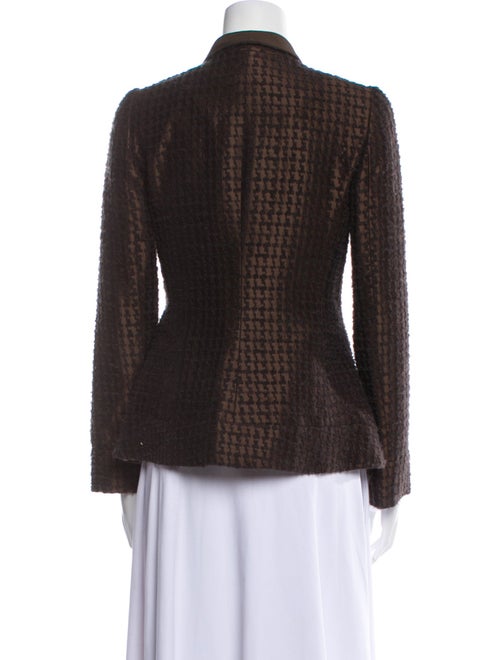 Armani Collezioni Virgin Wool Striped Blazer