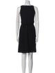 Armani Collezioni Bateau Neckline Knee-Length Dress