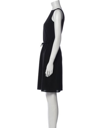 Armani Collezioni Bateau Neckline Knee-Length Dress