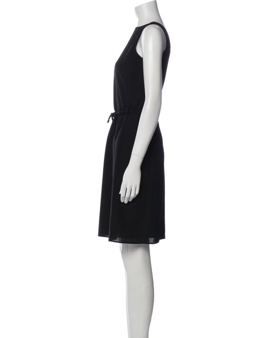 Armani Collezioni Bateau Neckline Knee-Length Dress