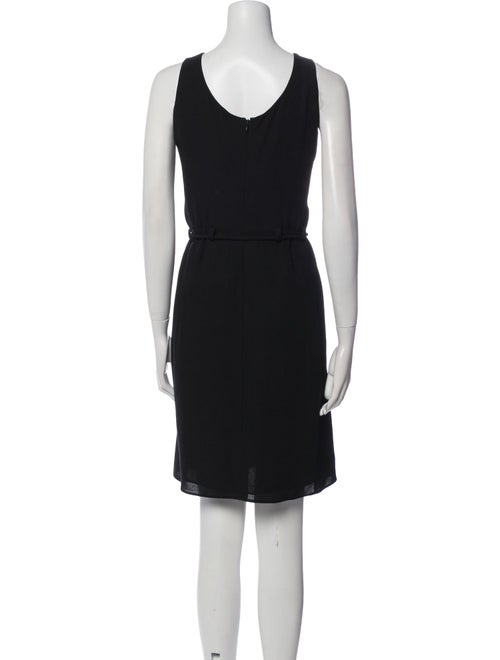 Armani Collezioni Bateau Neckline Knee-Length Dress