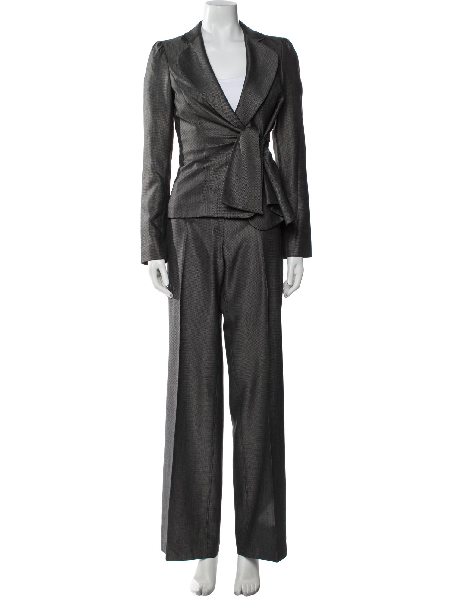 Armani Collezioni Virgin Wool Pantsuit