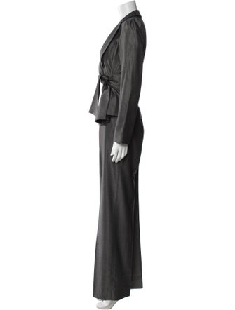 Armani Collezioni Virgin Wool Pantsuit