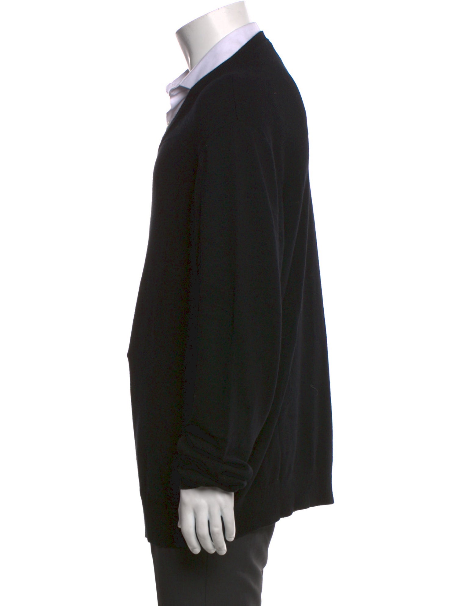 Armani Collezioni V-Neck Long Sleeve Pullover