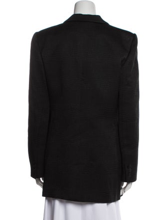 Armani Collezioni Wool Tweed Pattern Blazer