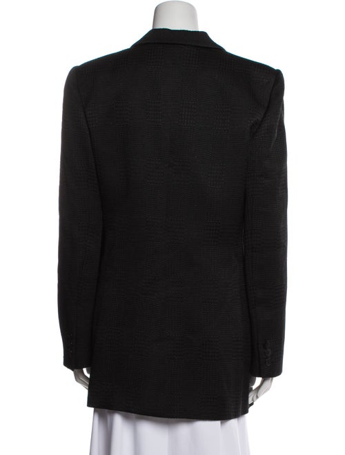 Armani Collezioni Wool Tweed Pattern Blazer