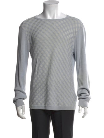Armani Collezioni Crew Neck Long Sleeve Pullover