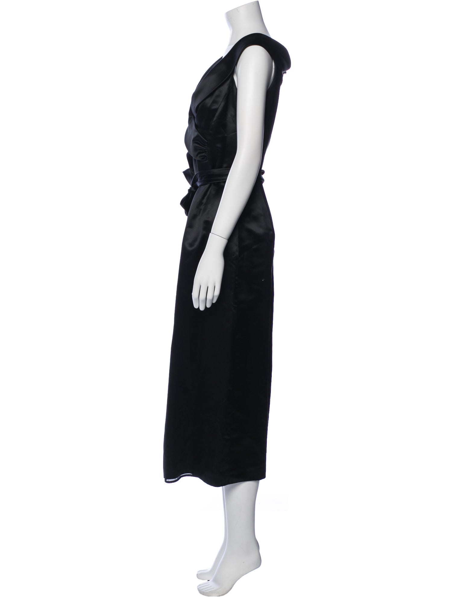 Armani Collezioni V-Neck Long Dress