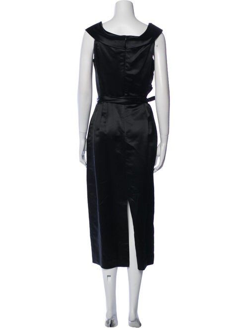 Armani Collezioni V-Neck Long Dress