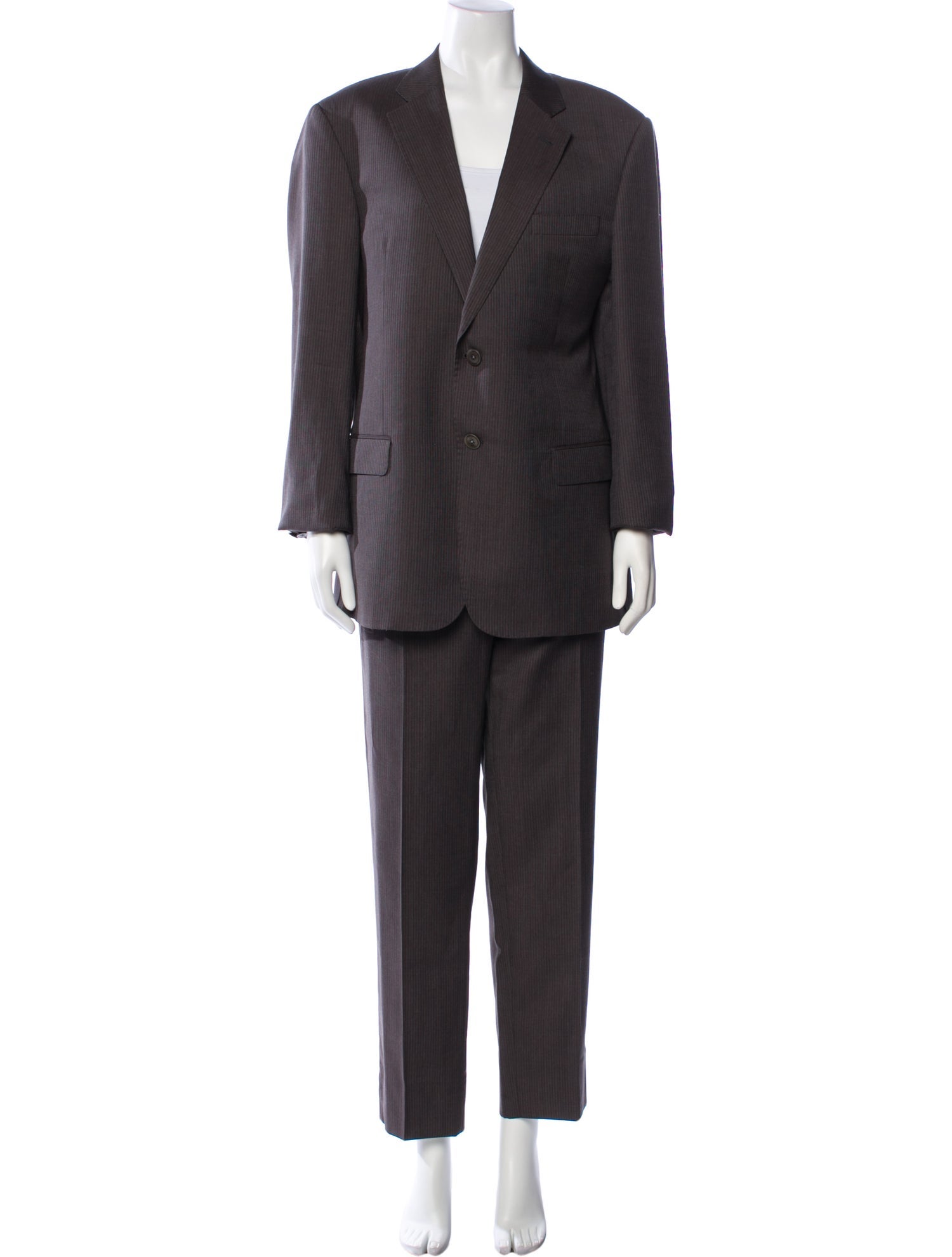 Armani Collezioni Virgin Wool Pantsuit