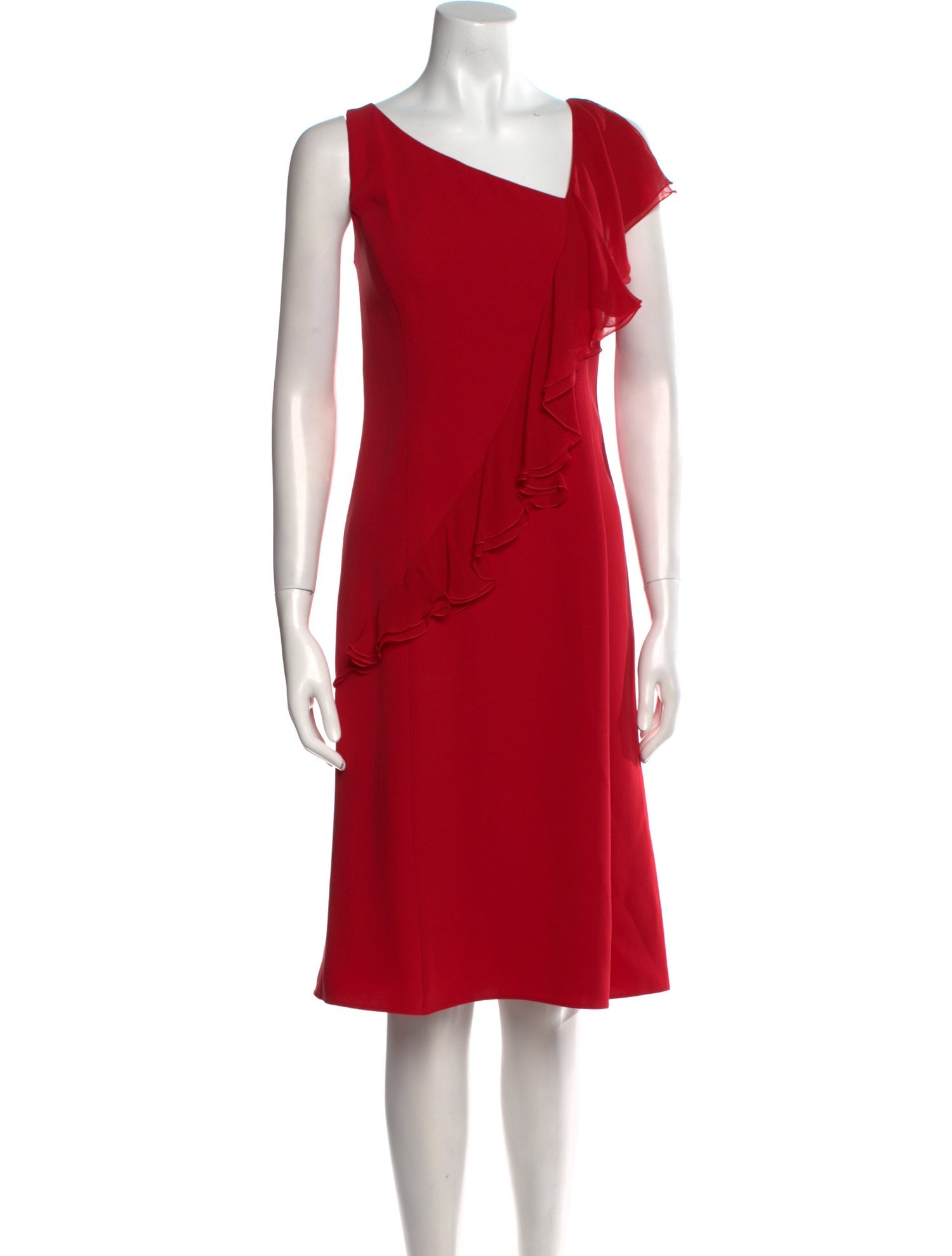 Armani Collezioni Silk Midi Length Dress