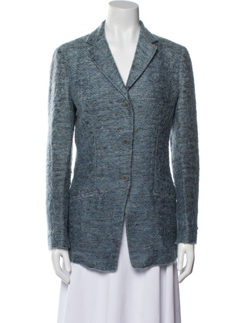 Armani Collezioni Tweed Pattern Blazer