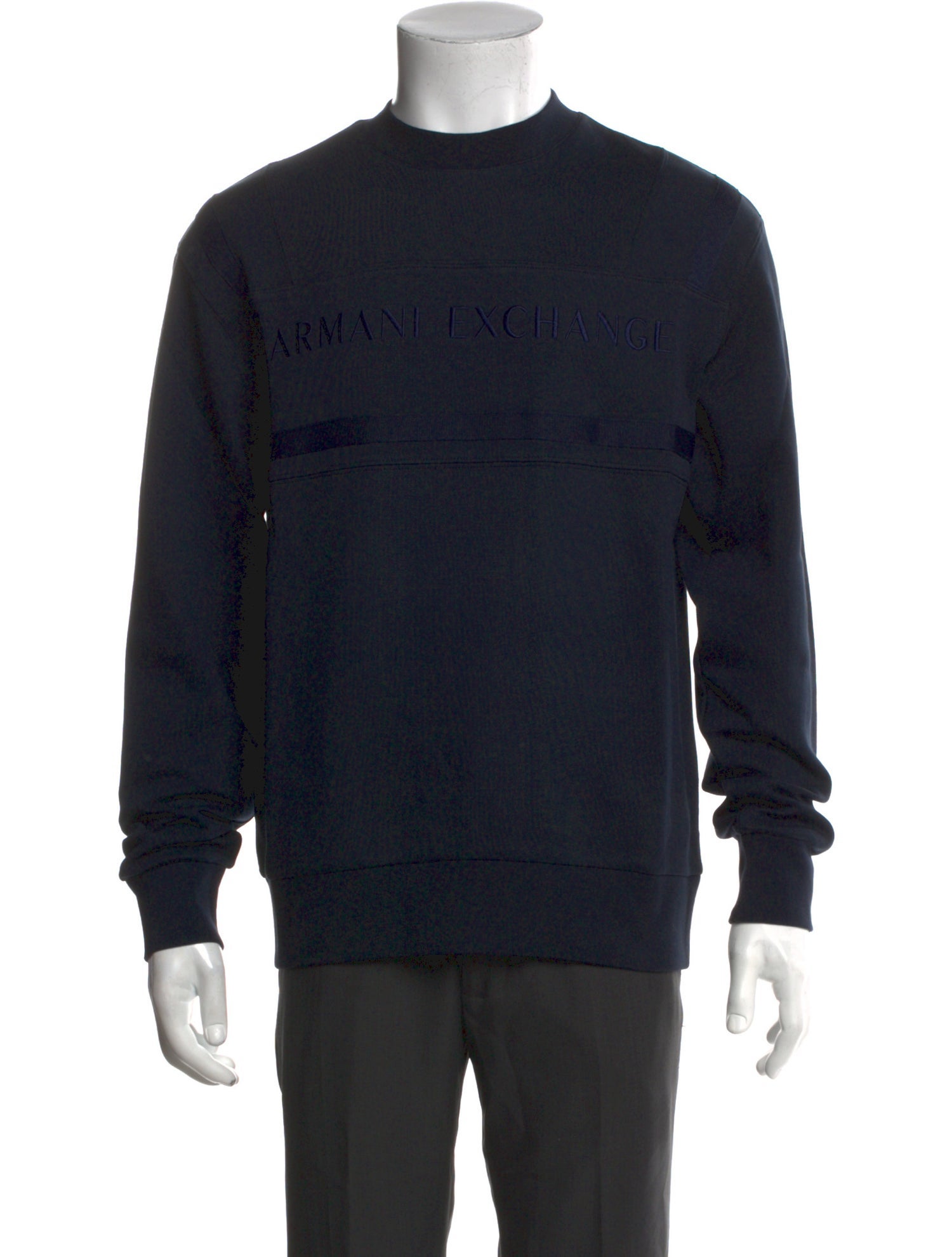 Armani Collezioni Crew Neck Long Sleeve Pullover
