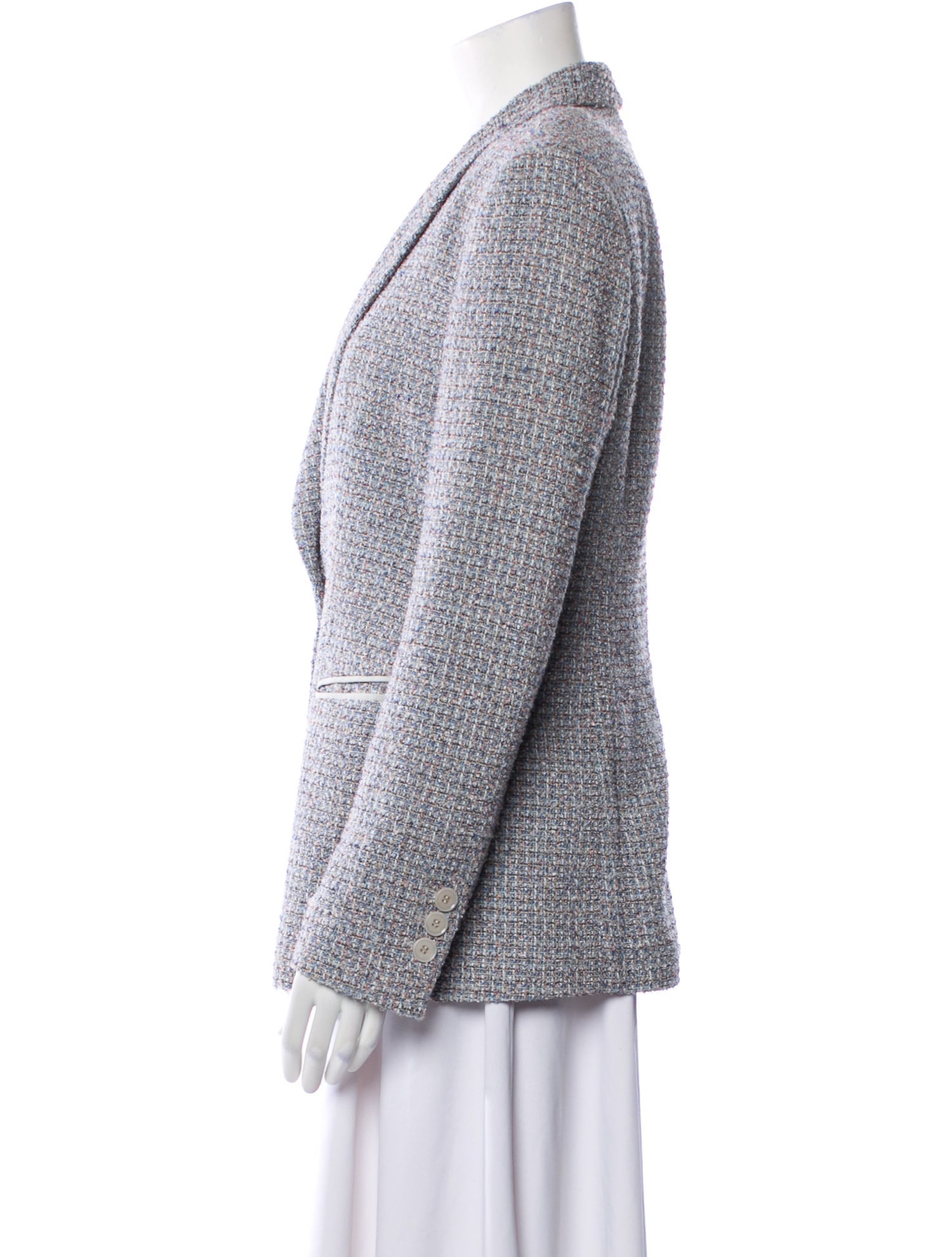 Armani Collezioni Tweed Pattern Evening Jacket