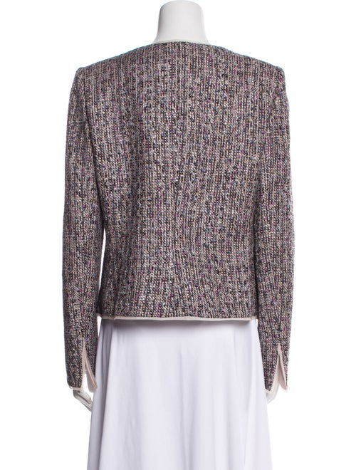 Armani Collezioni Virgin Wool Tweed Pattern Jacket