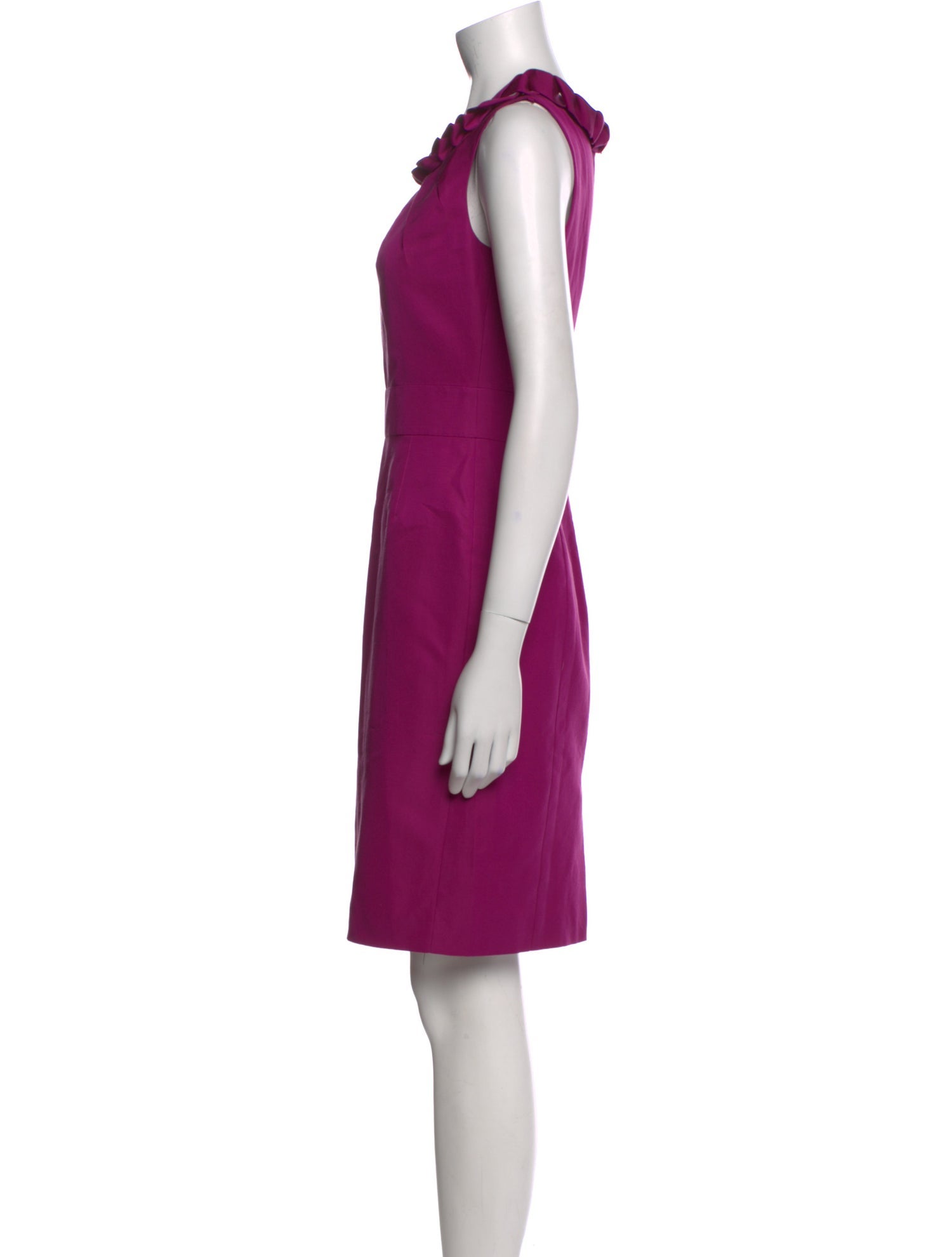 Armani Collezioni Scoop Neck Mini Dress