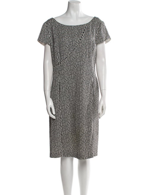 Armani Collezioni Printed Midi Length Dress