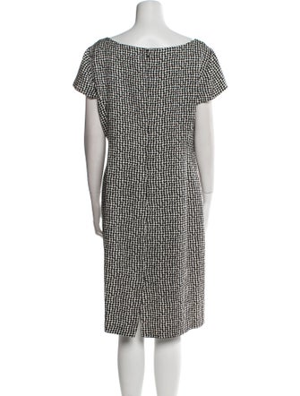 Armani Collezioni Printed Midi Length Dress