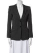 Armani Collezioni Virgin Wool Striped Blazer