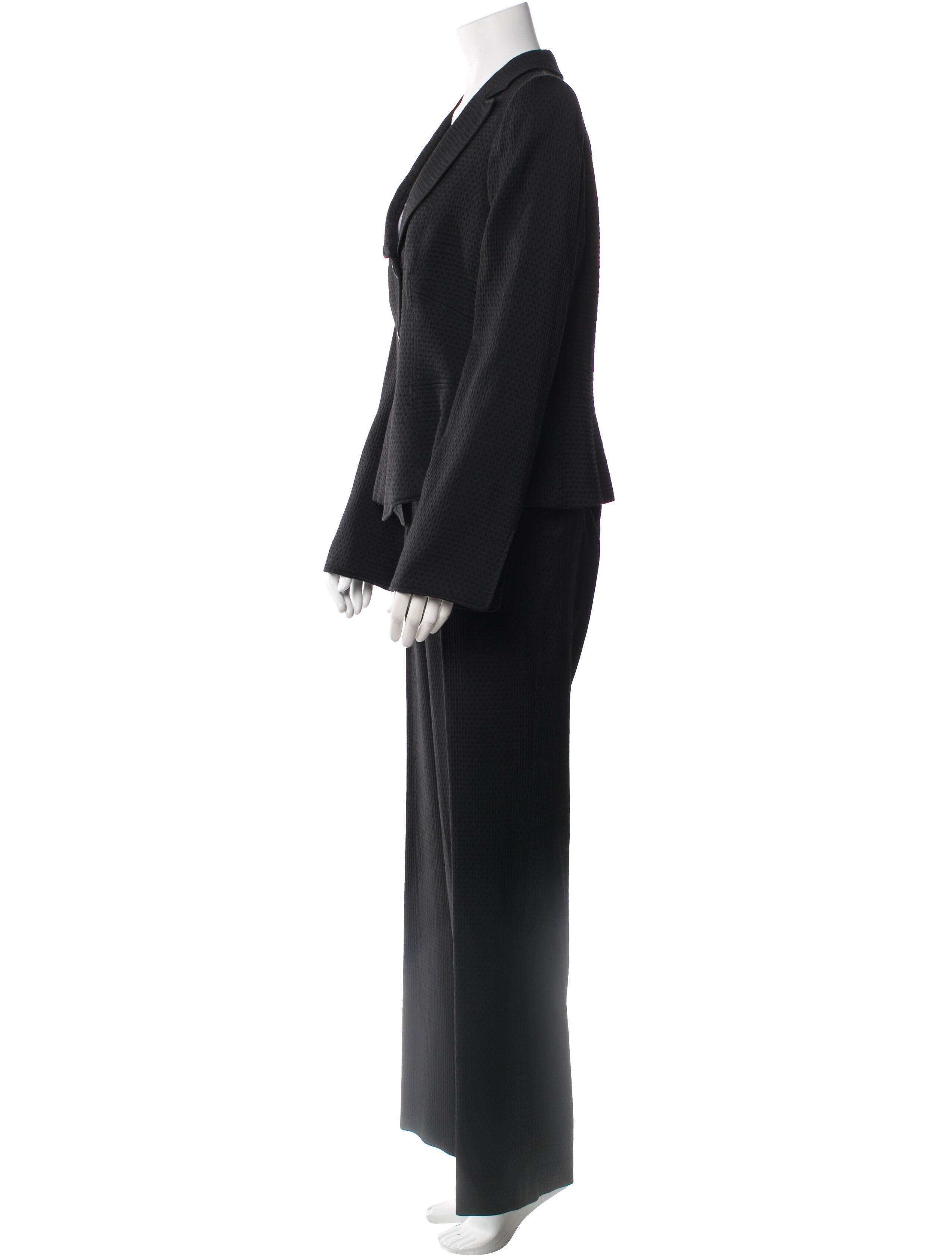 Armani Collezioni Virgin Wool Skirt Suit