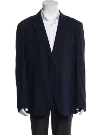 Armani Collezioni Cotton Solid Blazer