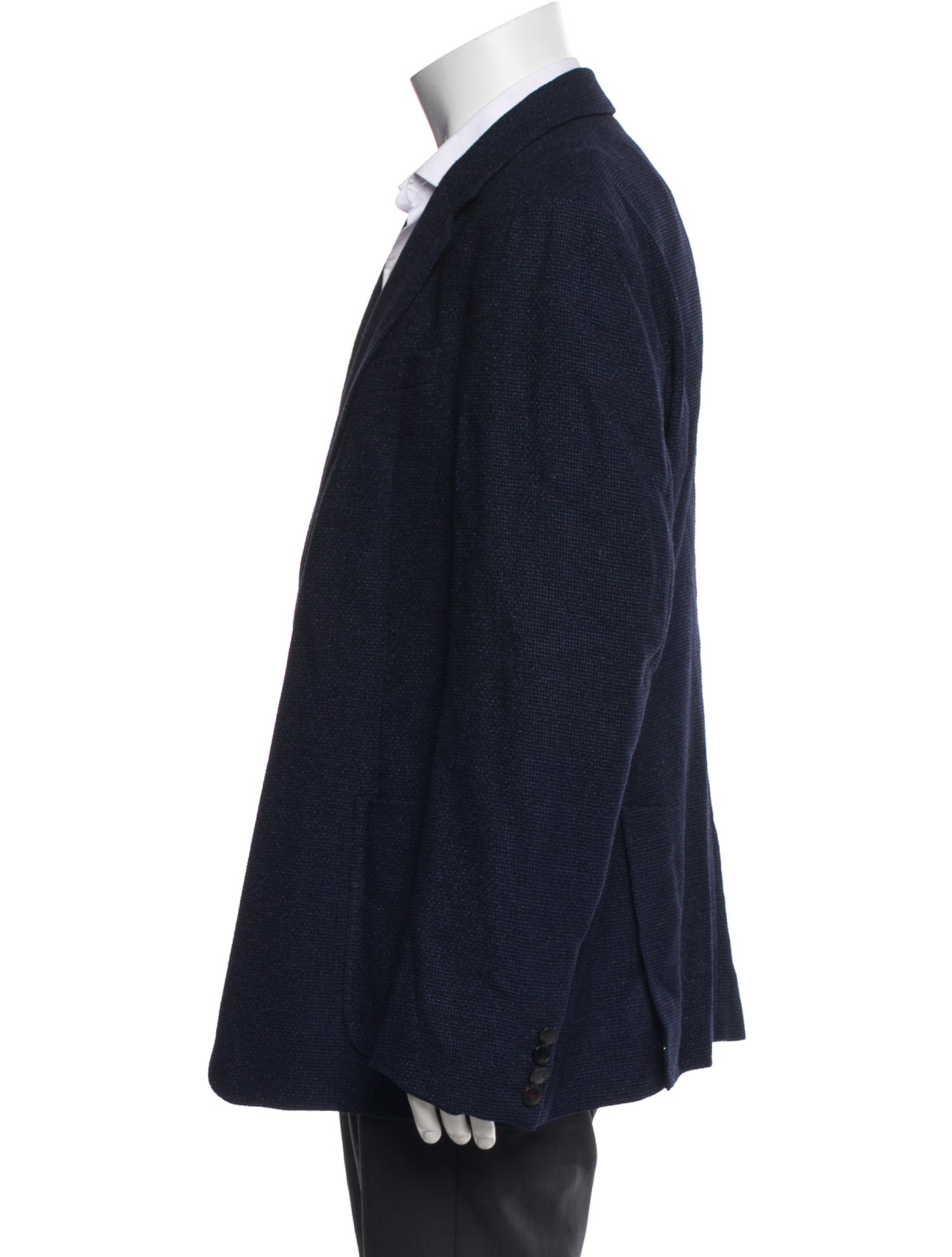 Armani Collezioni Cotton Solid Blazer