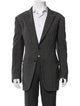 Armani Collezioni Wool Printed Blazer
