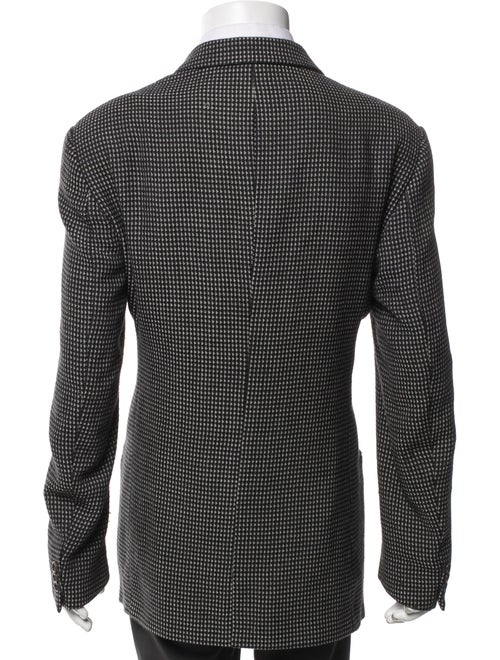 Armani Collezioni Wool Printed Blazer