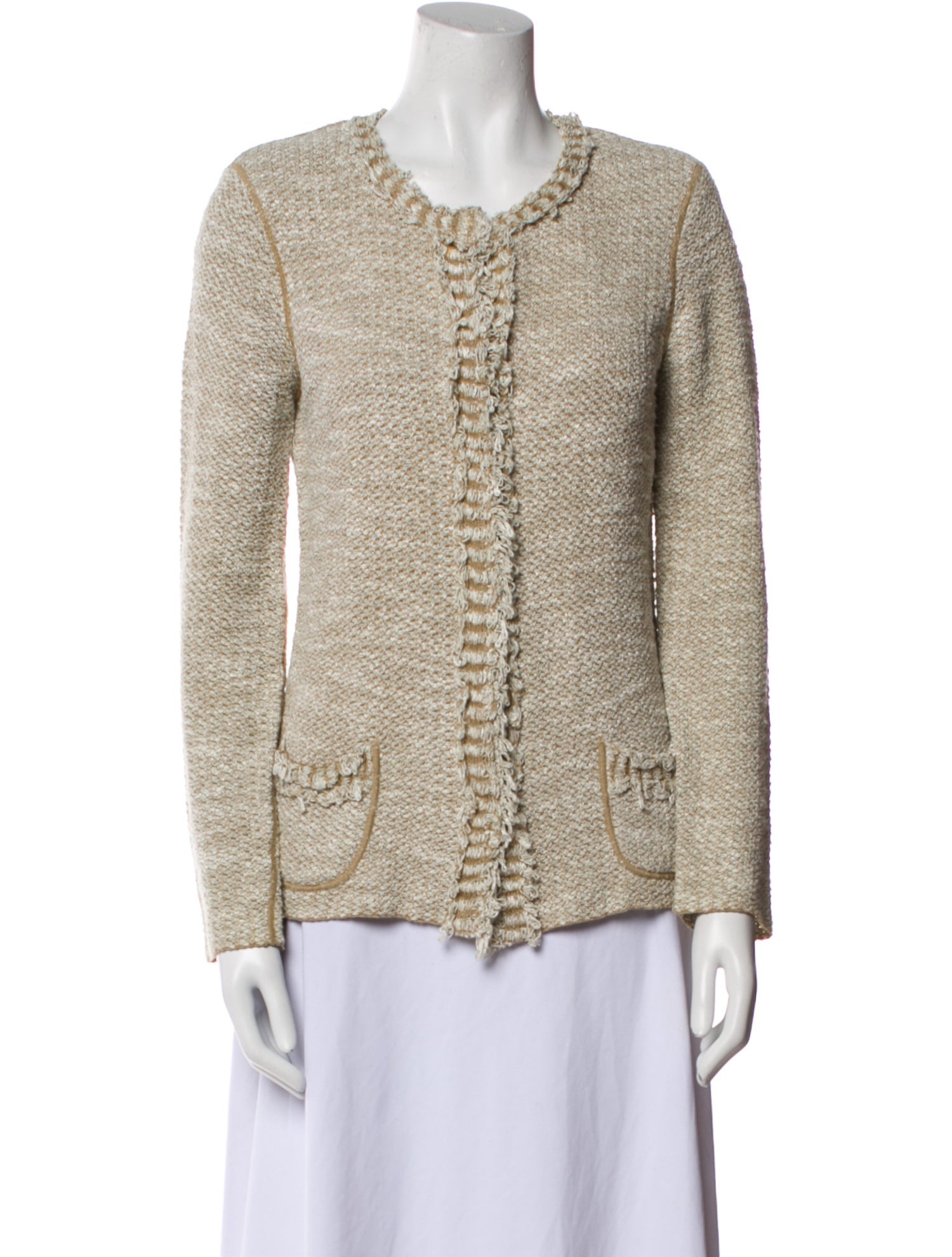 Armani Collezioni Tweed Pattern Evening Jacket