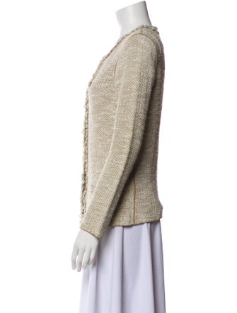 Armani Collezioni Tweed Pattern Evening Jacket