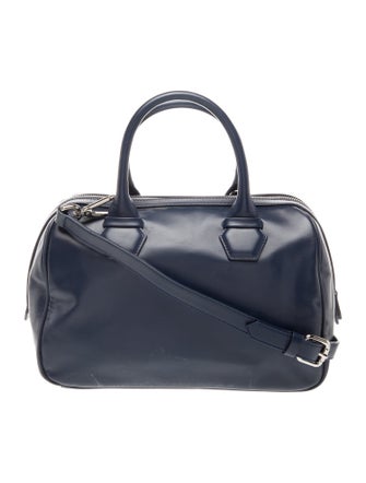 Armani Collezioni Leather Top Handle Bag