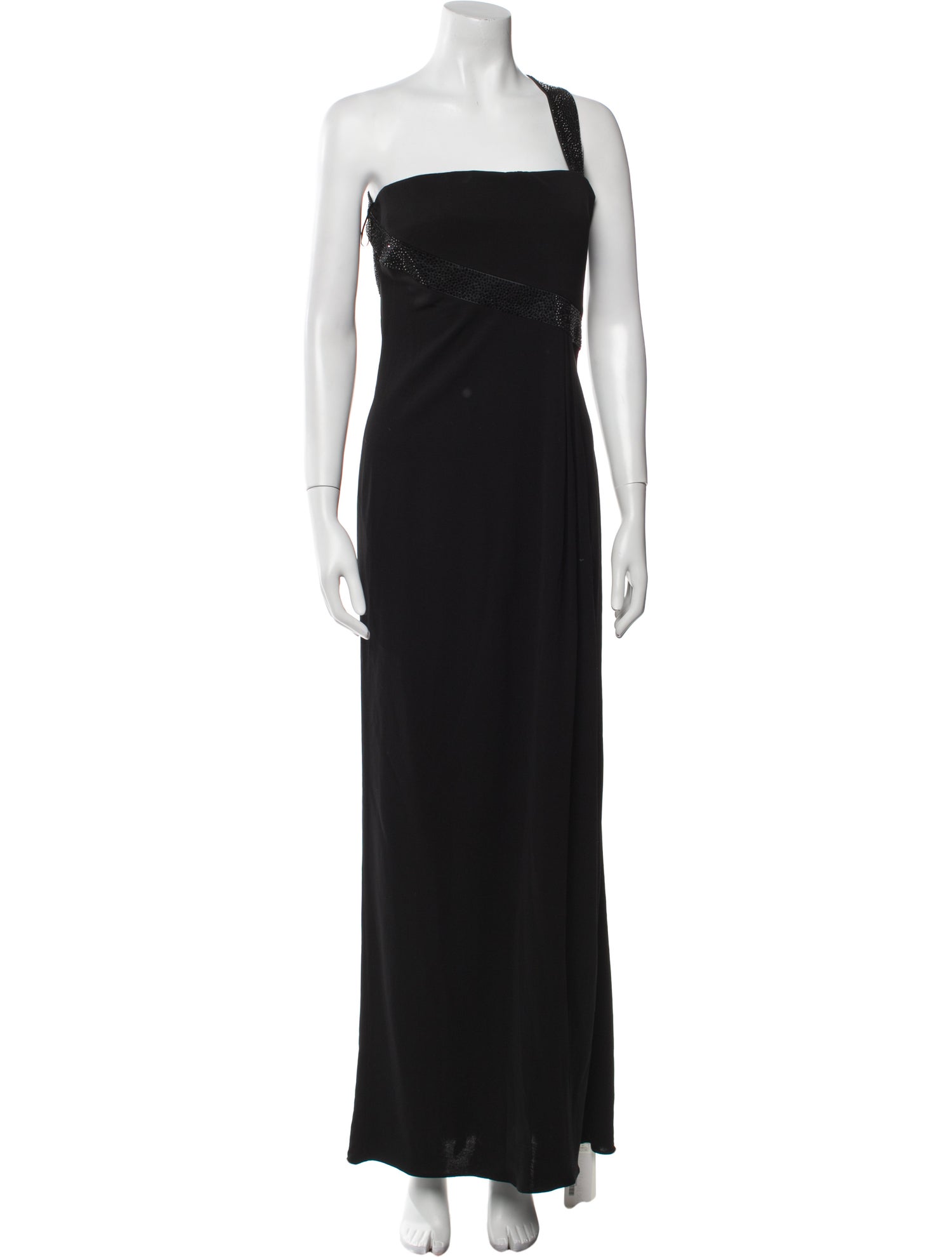 Armani Collezioni One-Shoulder Long Dress