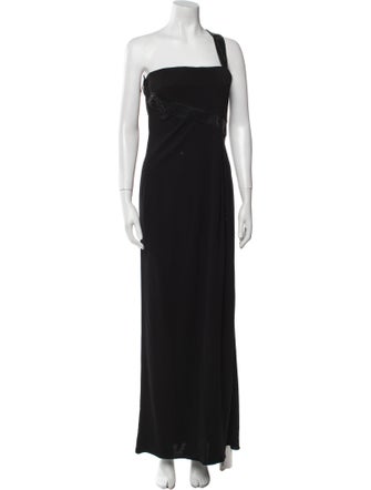 Armani Collezioni One-Shoulder Long Dress