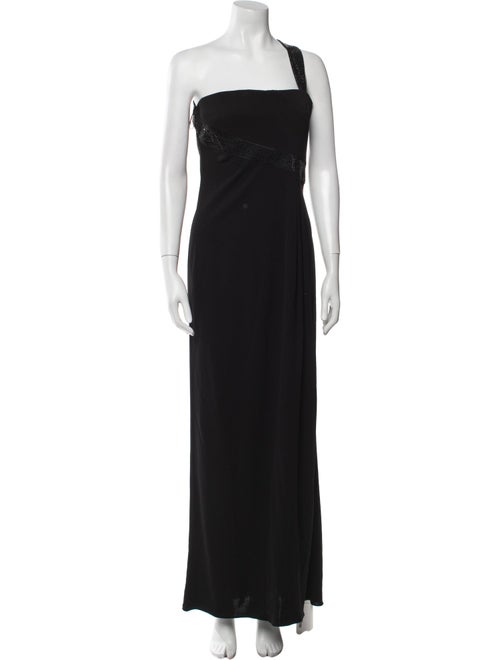Armani Collezioni One-Shoulder Long Dress