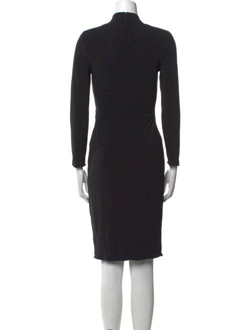 Armani Collezioni V-Neck Knee-Length Dress