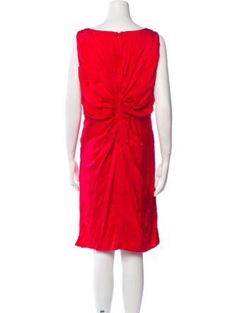 Armani Collezioni Silk Knee-Length Dress