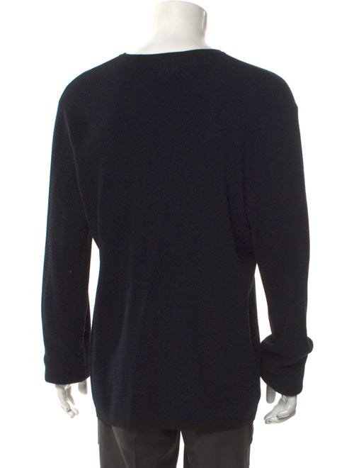 Armani Collezioni V-Neck Long Sleeve Pullover