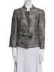 Armani Collezioni Wool Tweed Pattern Jacket
