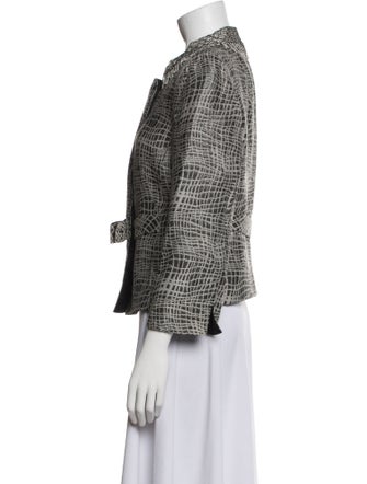 Armani Collezioni Wool Tweed Pattern Jacket