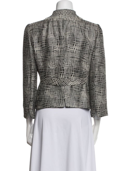 Armani Collezioni Wool Tweed Pattern Jacket