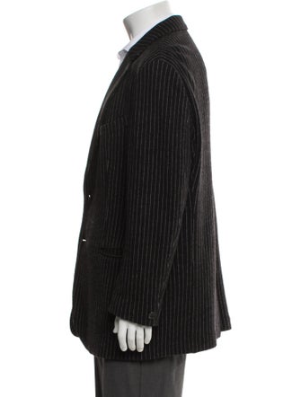 Armani Collezioni Wool Striped Blazer