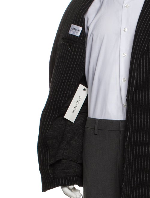 Armani Collezioni Wool Striped Blazer