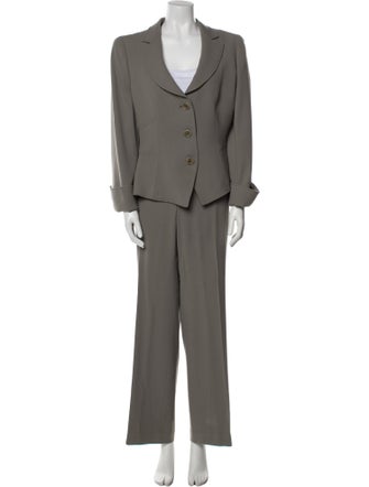 Armani Collezioni Virgin Wool Pantsuit