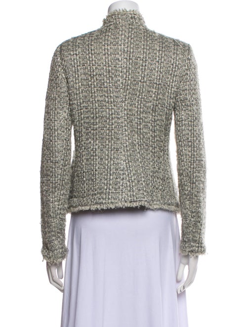 Armani Collezioni Virgin Wool Printed Blazer