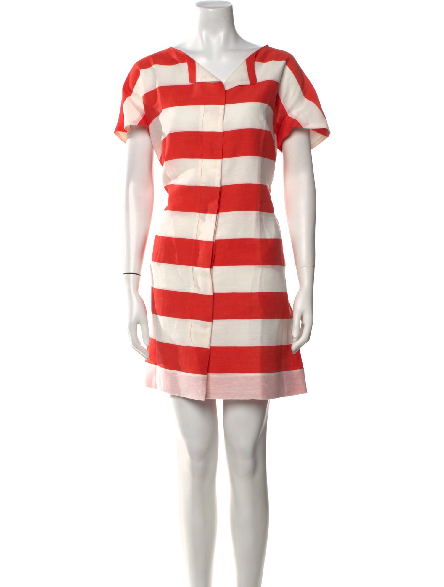 Armani Collezioni Linen Knee-Length Dress