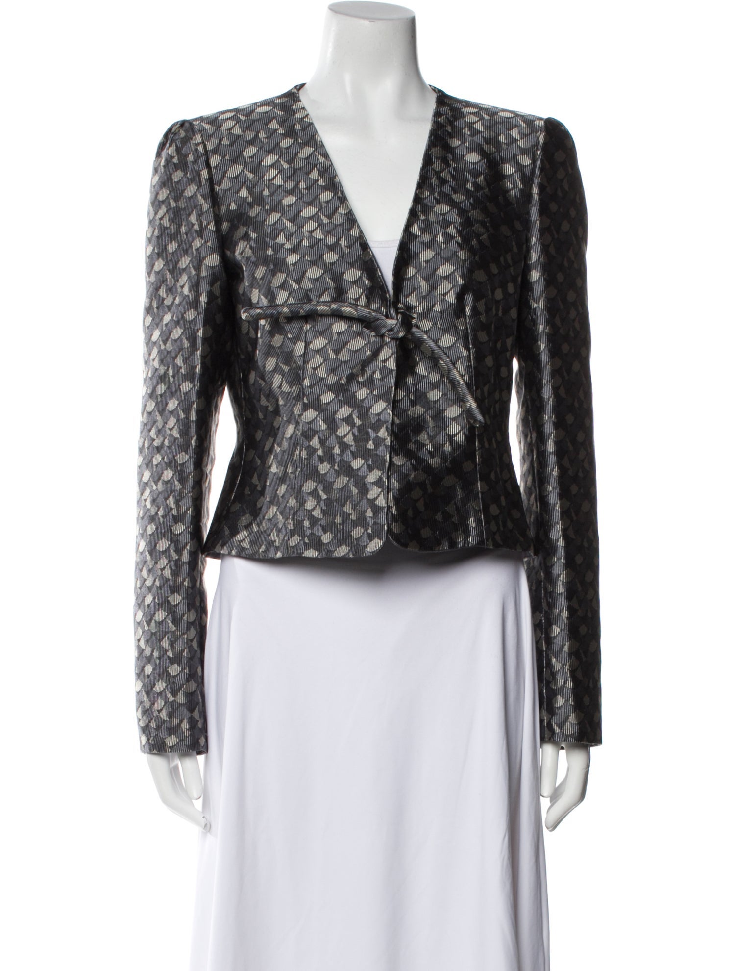 Armani Collezioni Tweed Pattern Jacket